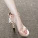 Luxurious Black Satin Bow 2026 New High-heeled Women's Sandals With Open Toe And Platform_vogvips.com