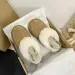 Slippers Winter Women Fur Warm Boots Platform Flip Ps New Short Plush Flats Home Cotton Shoes Suede Mules Ladies_vogvips.com