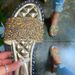 Round-toe Flat-bottom Beach Sandals, European And American Foreign Trade Large-size One-strap Rhinestone Sandals For_vogvips.com