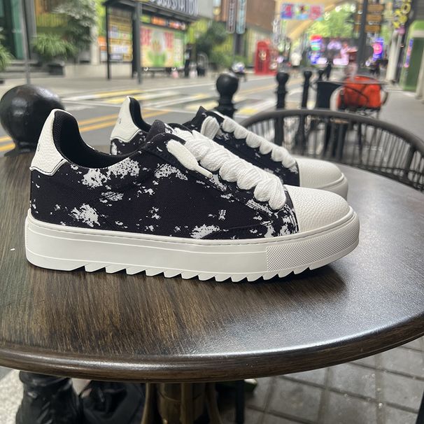High-Quality Numeris Men's Fashionable And Trendy Ripped Canvas Shoes, Casual Couple Sneakers_vogvips.com