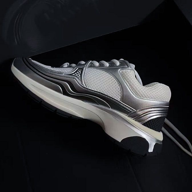 Cjia Xiangxiang/Upgraded Version~New-Inspired Silver Toe Women's Mesh Breathable Casual Dad Shoes_vogvips.com