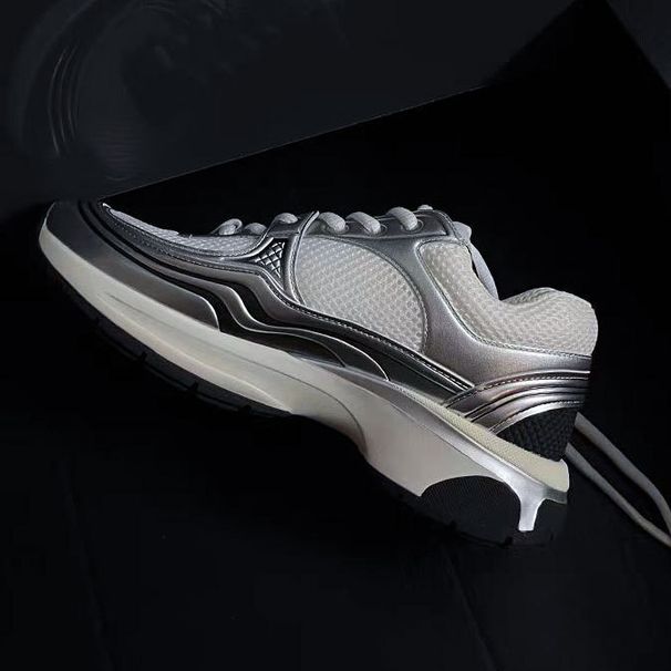Cjia Xiangxiang/Upgraded Version~New-Inspired Silver Toe Women's Mesh Breathable Casual Dad Shoes_vogvips.com
