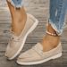 SHLIANG Retro Shallow Mouth Loafers Women Rhinestone Slip On Solid Color Large Size Moccasins Thick Bottom Comfortable Non Slip Flats Y0619_vogvips.com