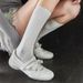 Niche Design Lace Up Ballet Women S Spring Summer New Shallow Mouth Peplum Flat Shoes Fashionable Versatile Wear_vogvips.com