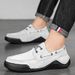 Trendy Driving Men's Shoes, Breathable Genuine Leather Soft-Soled Board Shoes, Men's Business British-Style Versatile Ca_vogvips.com