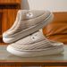Cotton Women, Autumn And Winter, Couples' Indoor Home Non-Slip Thick Sole Plush Warm Slippers For Men In Winter_vogvips.com