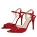 2025 Summer European And American Sexy Snake Pattern Thin Heel Buckle Peep-Toe Sandals, Women's High-Heel Sandals For_vogvips.com
