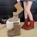 British-style Versatile Mid-calf Sandals For Women, 2026 Summer New Model, Hollow Breathable Perforated Sandals,_vogvips.com
