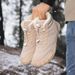 Winter Cotton Shoes Mid Tube Snow Boots Men's Hiking Shoes Non Slip Waterproof Bread Shoes Plus Velvet Warm Shoes_vogvips.com