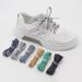 LACES 6mm Semi-circle Two-color Polyester LACES Fit Casual Shoes Sneakers Canvas Shoe Board Shoe Decoration_vogvips.com