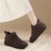 Soft Sole Loafers 2025 Autumn Winter New Lightweight Versatile Casual Sneakers Non-Slip Fleece-Lined High-Top Cotton Shoes_vogvips.com