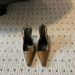 Nazha Small Gold Bar Heel Stunning Black Patent Leather Sexy High Heels 23 Runway Style Party Sandals For Women_vogvips.com