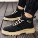 Men's Martin Autumn Winter British Style Workwear High-top Casual Yellow Boots Trendy_vogvips.com