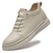 Men's Breathable High-top Shoes Men's Retro Invisible Inner Height-increasing Men's Shoes Cm Height-increasing Shoes Medium-top Casual Board Shoes_vogvips.com