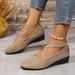 Foreign Trade 2026 Spring/Summer New European And American Large Size Flat Pointed Toe Wedge Heel Women's Loafers Casual_vogvips.com