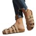 Large Size Baotou Slippers For Women 2025 Summer New Fashiona Versatile Casual Flat Slippers, Lightweight And_vogvips.com