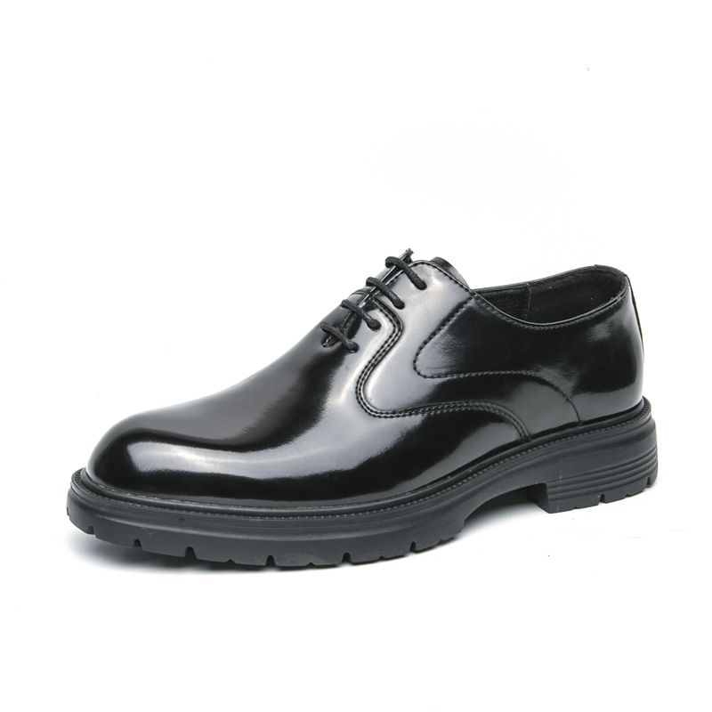 2025 Large Size Glossy Leather Men's Casual Business Formal Shoes Wedding New_vogvips.com