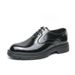 2025 Large Size Glossy Leather Men's Casual Business Formal Shoes Wedding New_vogvips.com