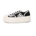 All Match Height Increasing Canvas Shoes Same Style Thick Soled Biscuit Shoes Strappy Platform Bann Women's Shoes_vogvips.com