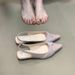 Lancui High-End Elegant Solid Color Pointed Toe Dress Sandals For Women New Style Socialite Temperament Back Strap_vogvips.com