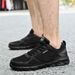 Summer Sneakers Lightweight Men Casual Mesh Breathable Male Footwear Lace Up Walking Shoes Black Tenis Zapatillas Hombre_vogvips.com