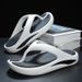 plus Size 46 Men's Cross Border Flip Flops Lightweight EVA Casual Beach Shoes Trendy Couple's Sandals_vogvips.com