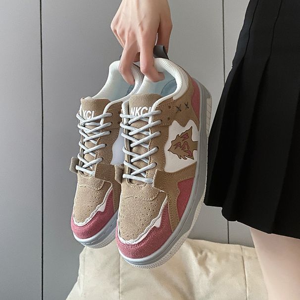 That Moment Trendy Sneakers For Men 2023 Spring And Autumn New Niche Internet Celebrity Couple Sports Design Shoes Men's_vogvips.com