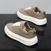Men's Summer New Korean Style Versatile Lightweight Breathable Canvas Casual Shoes For Teenagers Thick Sole Height Increasing Sneakers_vogvips.com