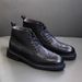 Martin Boots Men's High-top Shoes Medium-top Short Boots Outdoor Men's Boots Heightening Medium Tube Chelsea Boots Men_vogvips.com