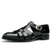 Sandals Men's summer first layer cowhide business casual shoes to wear sandals_vogvips.com