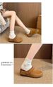 Retro French-style Closed-toe Mules For Women, 2026 New Spring Model, With Internal Height Increase, Thick Sole,_vogvips.com