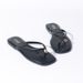 Vintage-Inspired Square-Toe Thong Sandals With Gold Buckle Detail - Lightweight Casual Flat Slides For Women_vogvips.com
