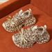 Women S Fashion Sneakers With Rhinestones Slip On Design Thick Platform Sole Breathable Comfortable For Wear Casual_vogvips.com