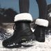 Martin Boots For Women With Plush Outdoor Snow Boots, Waterproof And Anti Slip High Top Cotton Shoes For Women_vogvips.com
