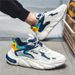 Men's Casual Running Shoes Breathable Mesh Sneakers Low Top Lace-Up Comfortable Lightweight Walking Shoes For Daily Wear_vogvips.com