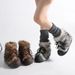 Trendy Furry Chunky For Women 2024 Winter New Fashionable Warm Cold-Resistant Thick-Soled Height-Increasing Snow Boots_vogvips.com