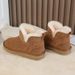 Northeast Subzero Snow Boots For Women 2024 New Winter Sheepskin Fleece-Lined Short Low-Cut Non-Slip Warm Cotton Shoes_vogvips.com