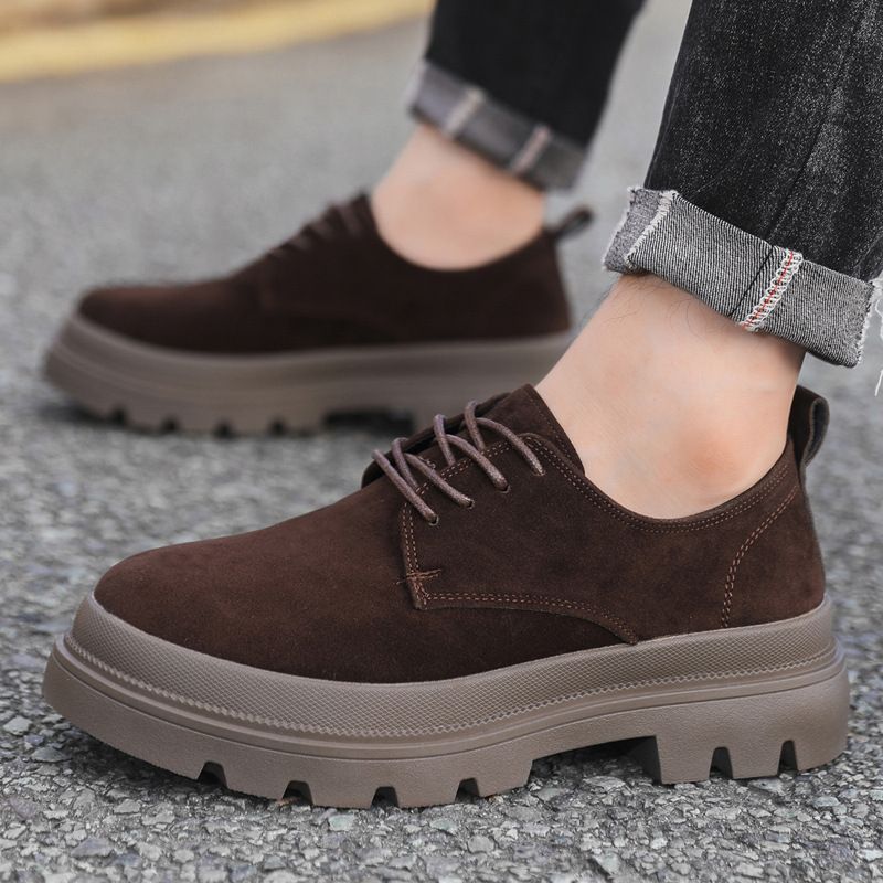 Low-top Martin Boots For Men, Autumn New Thick-soled Men's British Style Casual Shoes, High-end Versatile Work Shoes_vogvips.com