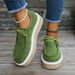 Large Size For Autumn And Winter 2023 Women's , Canvas Tie Up Thick Soles, Casual Round Toe, Thickened Warm Cotton_vogvips.com
