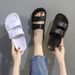 2024 Korean Style Lightweight Slip-On Sandals for Men - Summer Wearable Comfortable Soft Soled Trendy Home Shoes_vogvips.com