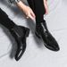 European Warm Series 2025 Spring New Martin High Top Leather British Style Ankle Boots Formal Casual Trendy Large Size Men's Shoes_vogvips.com