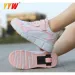 Adult Children Roller Skates Men Double Wheel Skate Tennis Shoes Walking Shoe Sneakers Rollers_vogvips.com