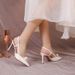 2026 Women's Pointed Toe Stiletto Sandals, Summer Style Outdoor Shoes, High Heels, Comfortable The Feet, Available For_vogvips.com