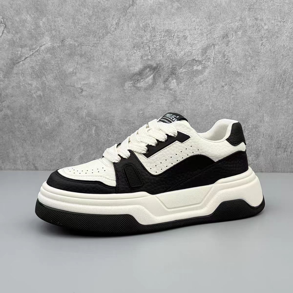 Thick-Soled Men's Casual Sneakers, Trendy Versatile Sports Breathable Height-Increasing Dad New Shoes, Available For_vogvips.com