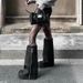 Selected Petite Platform Thick Sole Tube For Women, Height Increasing Street Style Over-the-Knee Long Riding Boots,_vogvips.com