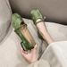 Mary Jane Fairy With Skirt Small Leather Single Shoes Female Spring And Autumn Evening Gentle Evening Breeze Flat-bottomed Granny Ladle Shoes_vogvips.com