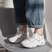 Dad's White S, Women's Summer New Korean Version Student Mesh Breathable Sports And Leisure Versatile Running_vogvips.com