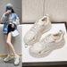 Paris Dad Ins 2025 New Casual Sports Vintage Breathable Tire Thick Sole Tank Shoes For Women Trend_vogvips.com