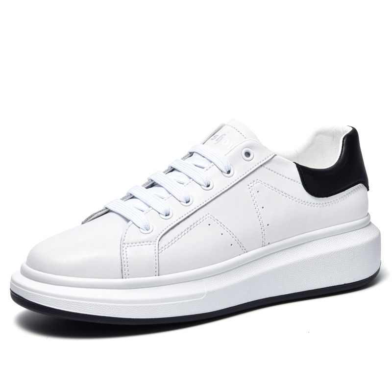 Invisible Height Increase White Shoes Men And Women Couple Platform Men's Board Shoes Men's Casual Shoes Sports Shoes_vogvips.com