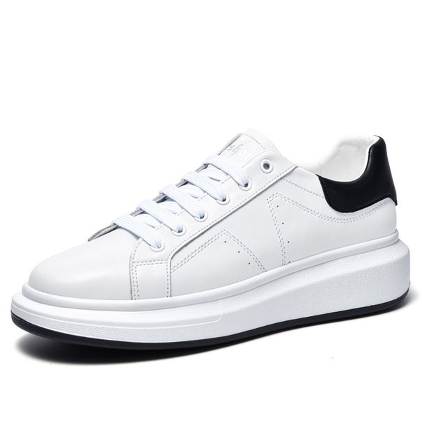 Invisible Height Increase White Shoes Men And Women Couple Platform Men's Board Shoes Men's Casual Shoes Sports Shoes_vogvips.com
